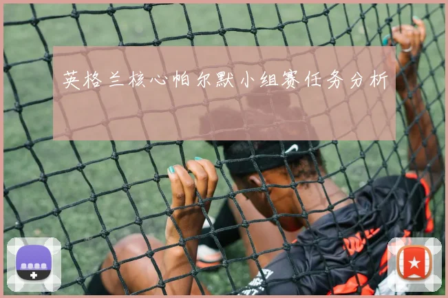 英格兰核心帕尔默小组赛任务分析